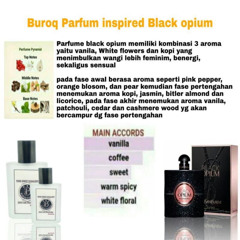 PARFUM BLACK OPIUM PARFUME WANITA PERFUME MINYAK WANGI FARPUM TAHAN LAMA CEWEK COWOK FARFUM TERLARIS