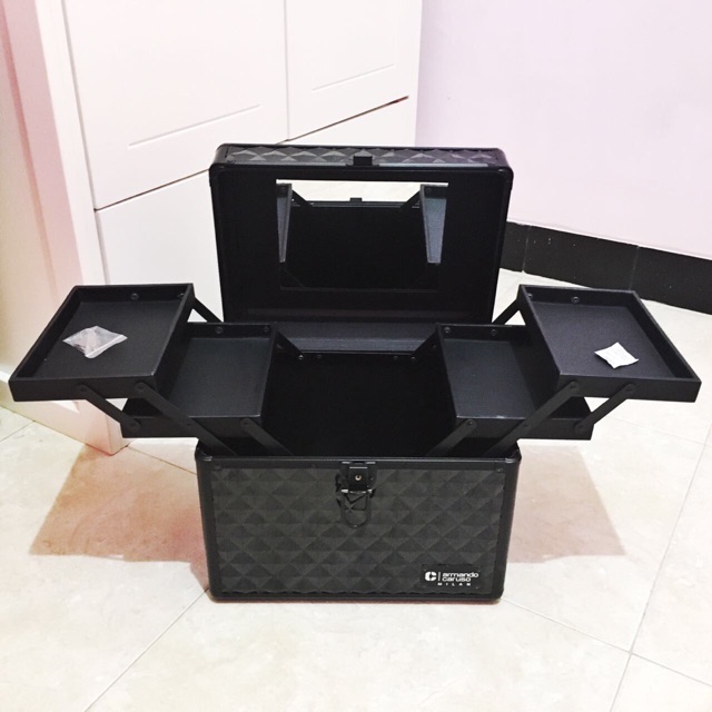 Beauty case / make up box / tempat make up Armando Caruso (preloved)