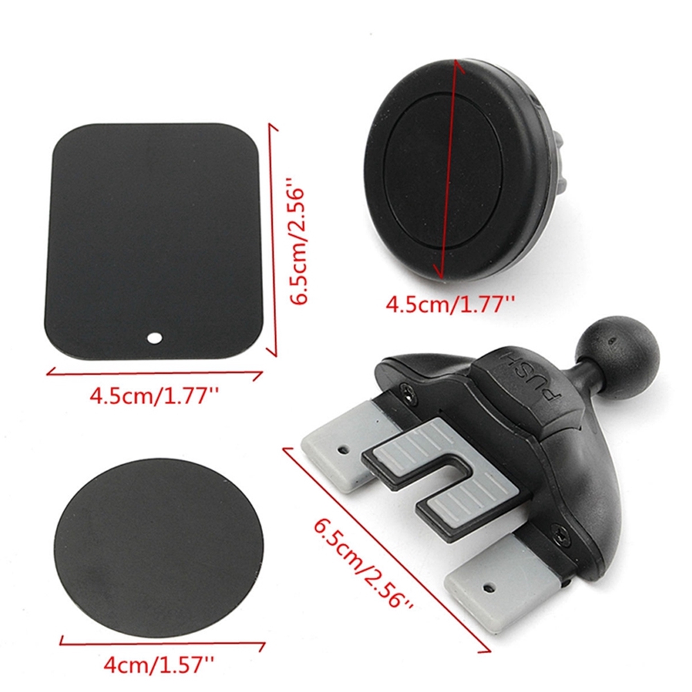 Outlet Holder Handphone Mobil Magnetik Universal Dudukan Slot CD Stand Untuk iphone 5s meizu m3 note lenovo xiaomi redmi