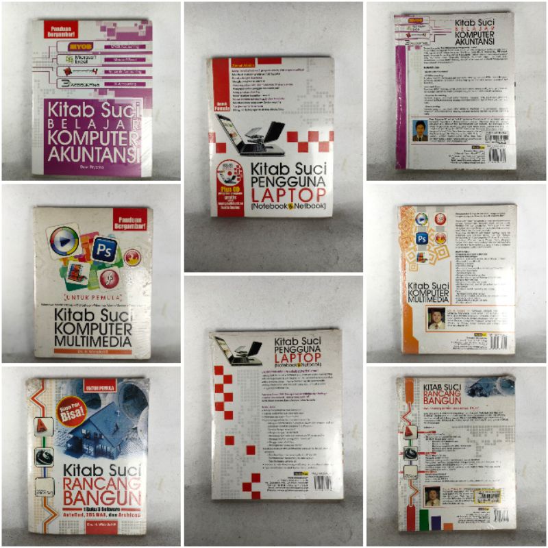 Buku Kitab Suci Rancang Bangun - Kitab Suci Belajar Komputer Akuntansi - Kitab Suci Pengguna Laptop 