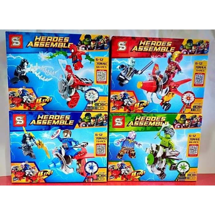 [READY STOCK] BRICK SY 7044 SUPER HEROES AVENGERS MARVEL BRICK SY7044 Diskon
