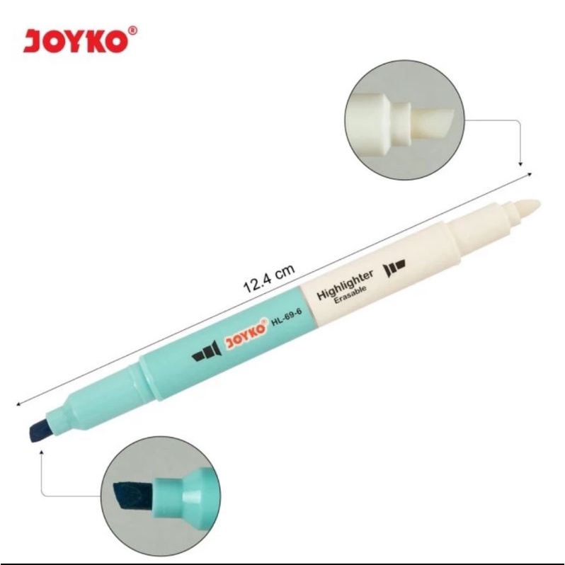 

Ay00! Joyko Highlighter HL-69-6 / Penanda Warna Bisa Dihapus