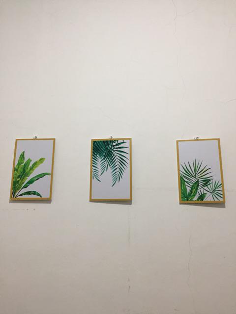 Wooden Projects Walldecor Tropical Hiasan Dinding Daun - Tpc1