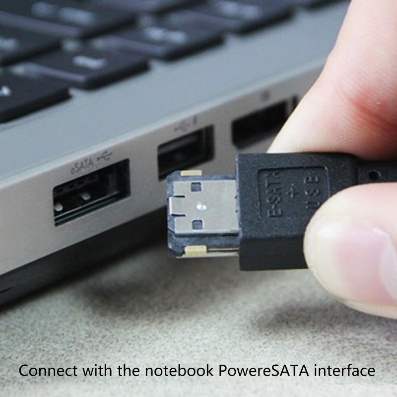 Btsg Esata Kabel Data Usb 2-in-1 Ke 22pin Untuk Konverter Disk Hardisk 2.5inch