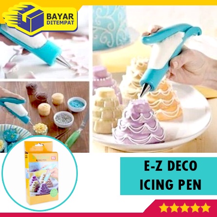 Alat Hias Kue Ulang Tahun EZ Deco Icing Pen NordicWare Tart Unik E-Z Deco
