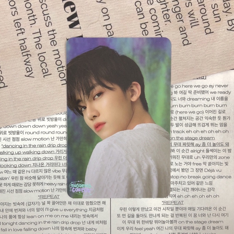 PC Photocard Jaemin NCT Dream MD Helfut Hello future Lenticular 3D