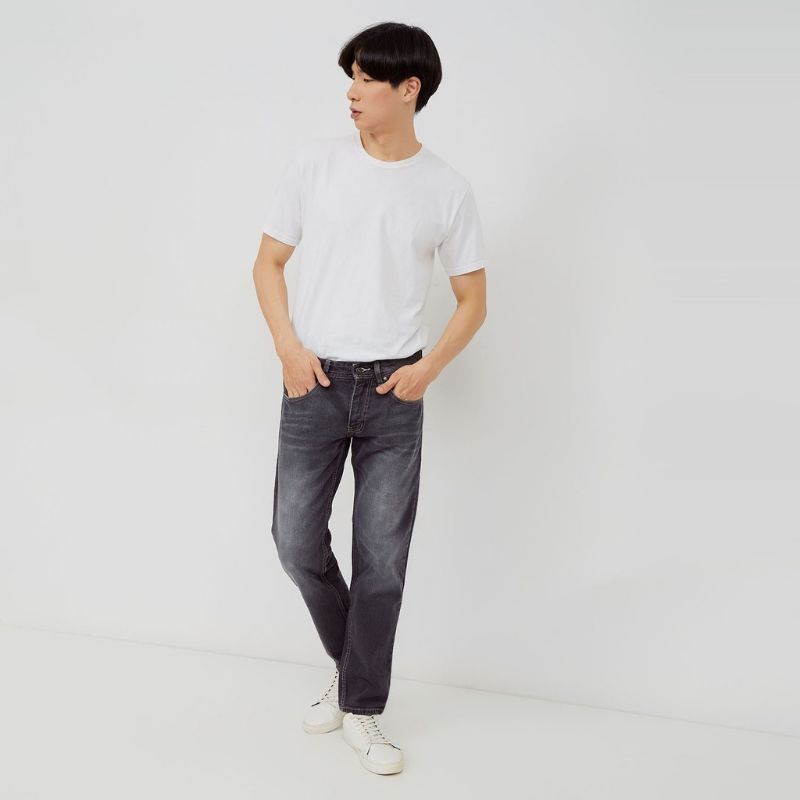 Guten Inc - Rambler Black Washed Denim - Celana Jeans Pria Guteninc ( WAJIB BACA DESKRIPSI )