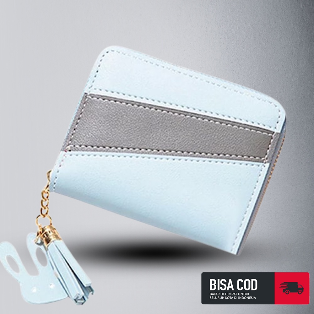 DOMPET NATALIA - Dompet Lipat Wanita Kekinian Dompet Tempat Kartu Wanita Murah Dompet Kecil Cewek Mo