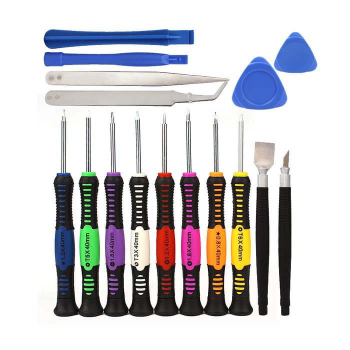 Obeng Set 16 in 1 Reparasi Smartphone screw driver Handphone Repair Tool Tablet HP jnp