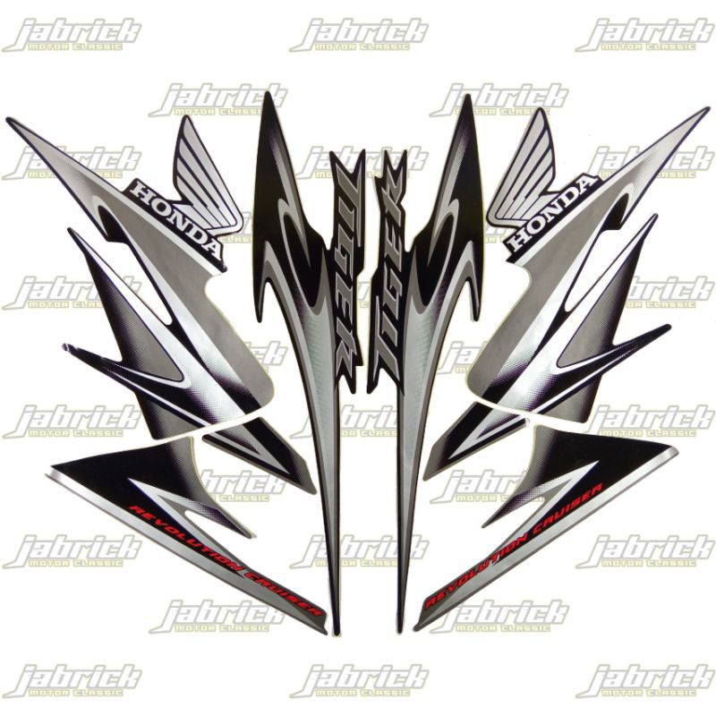 striping stiker lis Tiger Revo Th 2013 Silver