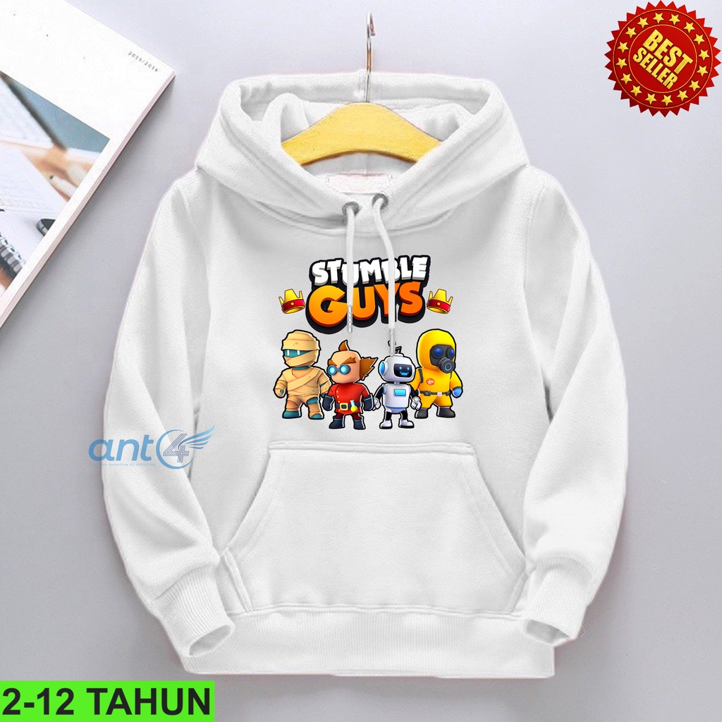 Hoodie Anak Laki Laki Perempuan / Hodie Anak Usia 2 3 4 5 6 7 8 9 10 11 12 Tahun / STUMBLE GUYS Anak Cewek Cowok / Switer Distro Bisa Cod / Suiter Anak Terbaru Switer Anak