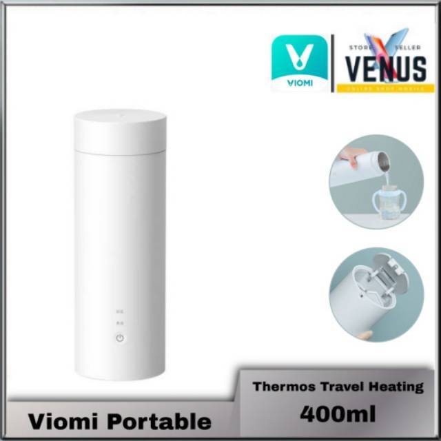 VIOMI 400ML Portabel Botol Pemanas Listrik - Thermos Travel Heating