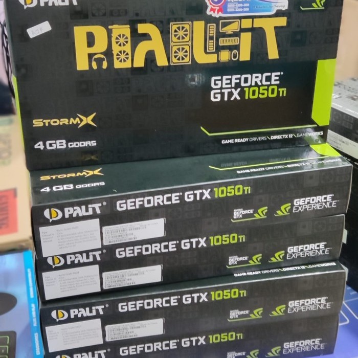 VGA PALIT GTX1050Ti StromX 4GB DDR5 128Bit