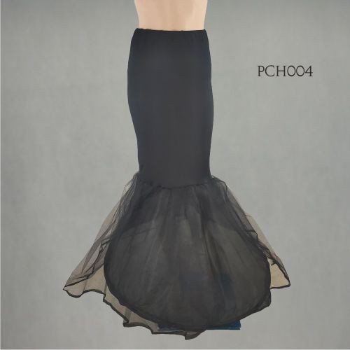 [PRODUK TERBATAS] ROK DALAMAN GAUN PETTICOAT DUYUNG HITAM PENGEMBANG DRESS PCH004