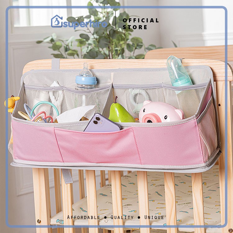 Multipurpose Bag Tas Gantung Sisi Baby Box Ranjang Bayi Storage