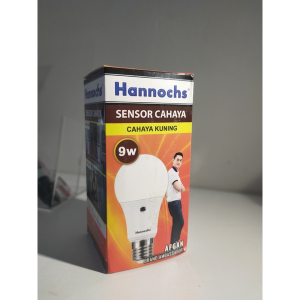 Hannochs Sensor Cahaya Kuning 9watt