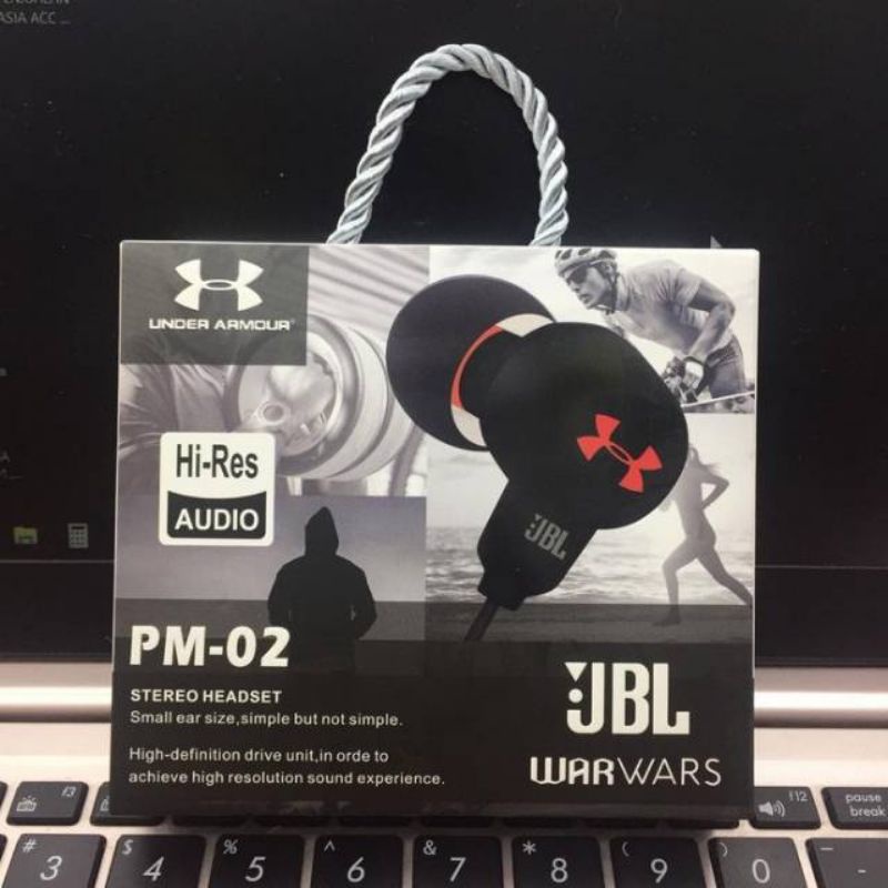 Headset Earphone JBL PM-02 Stereo -Handsfree Hf JBL PM-02 Stereo Bass - S99