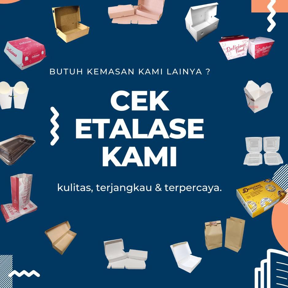 

0JN BOX DONAT BOMBOLONI 10pcs / BOX NASI CATERING / BOX KUE / BOX ROTI / KOTAK DONAT (Big Sale)