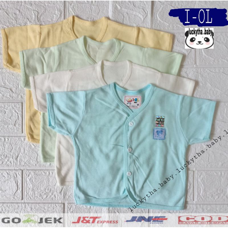 6pcs_ BAJU BAYI NEWBORN POLOS IOL SNI / BAJU IOL POLOS