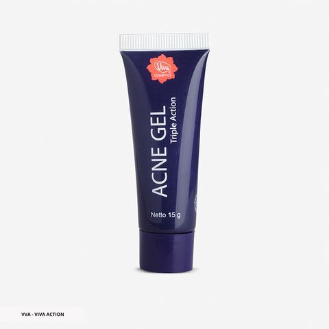 Viva Acne Gel Triple Action 15g | Viva Acne Lotion 30 ml | Viva Whitening Cream 15g | Krim Jerawat