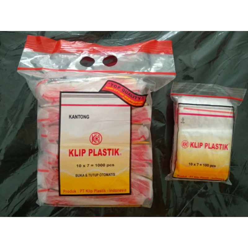 Plastik klip 7x10 cm  plastik klip ukuran 10x7