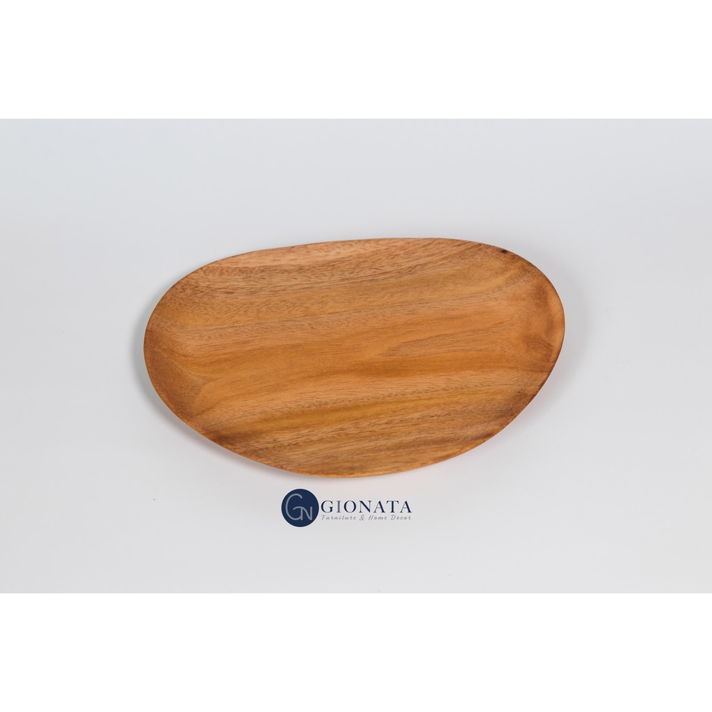 

Dekornata Wooden Cookie Plate / Piring Kayu Cafe / Coffee Plate