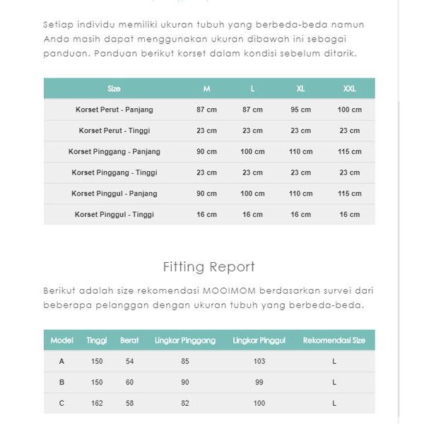 Korset Pelangsing Melahirkan Mooimom 3In1 Postnatal Recovery Breathable Corset