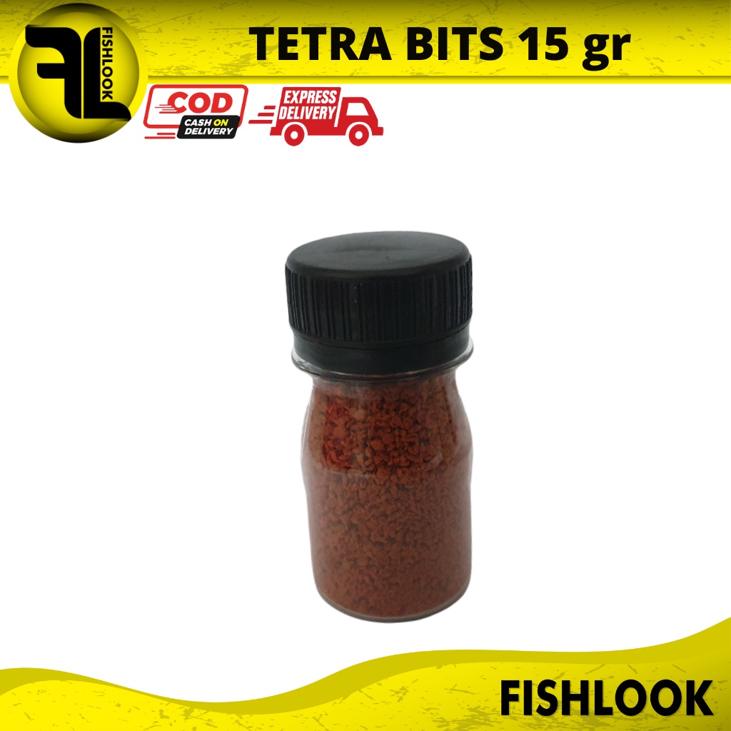 Tetra bits complete pakan ikan hias discus original repack 5 gr 15gr