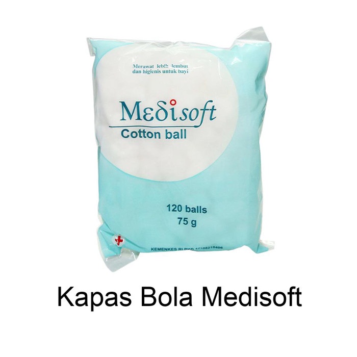 Medisoft Kapas Bola Bulat Cotton Ball Bayi