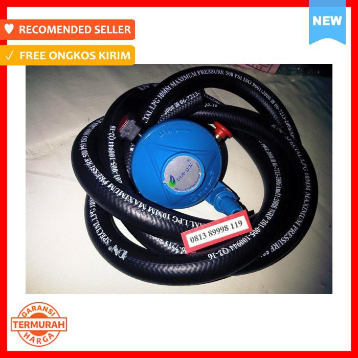 Kompor - Regulator Bluegaz Selang Blue Gaz Anti Meledak - Dapur