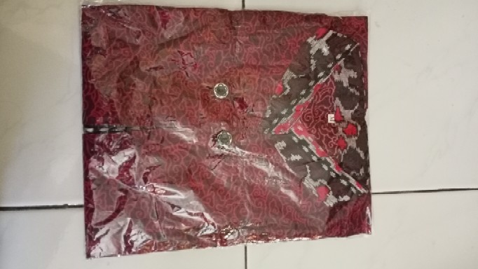 Tey-17 Batik Wanita Asj Sa Hrb026 Kenongo Kemeja Tosca Pendek