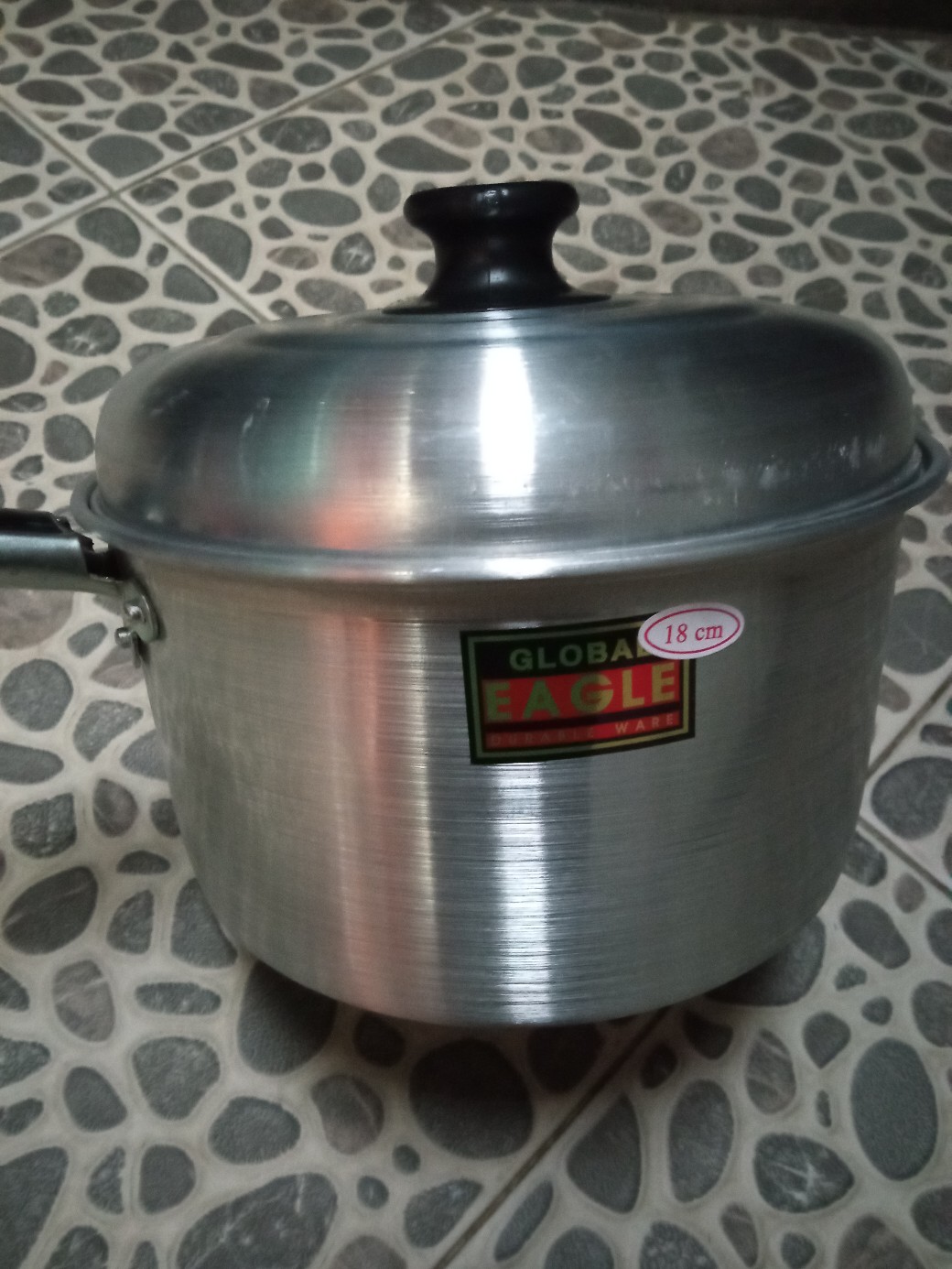 Panci Susu/ Mie + Tutup Eagle 18 Cm