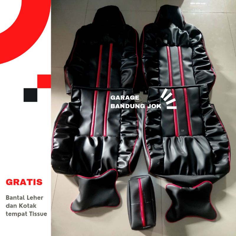 Sarung Jok mobil Agya Calya Brio Jazz 2 baris all type | Kursi mobil cover jok mobil