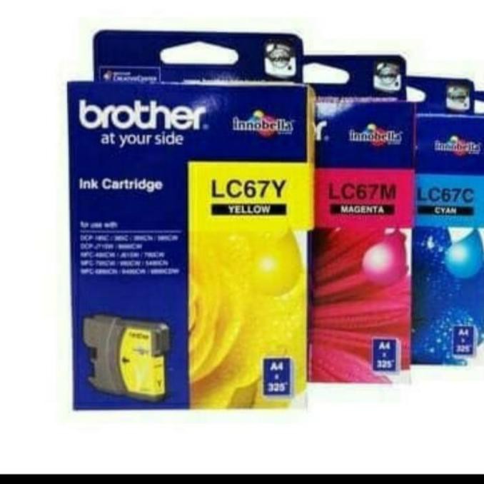 

Hemat Tinta Brother Lc 67 (Y.M.C)Paketan Original Gilaa!!!