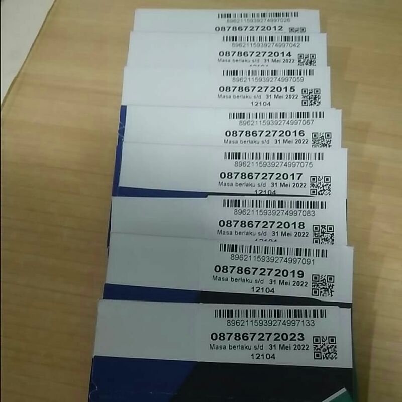 No Cantik XL Seri Tahun