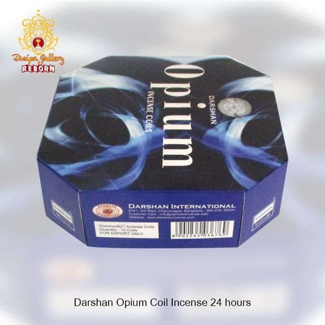 Dupa/ Hio Lingkar Wangi Harum &quot;Darshan&quot; Opium Coil Incense 24 hours