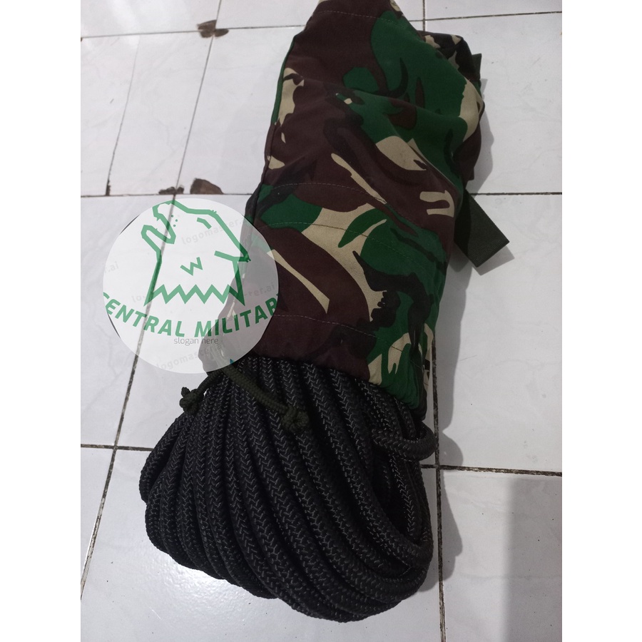 Tali Karmantel Rope 8mm Panjang 50m - Tali Karmantel Jatah TNI