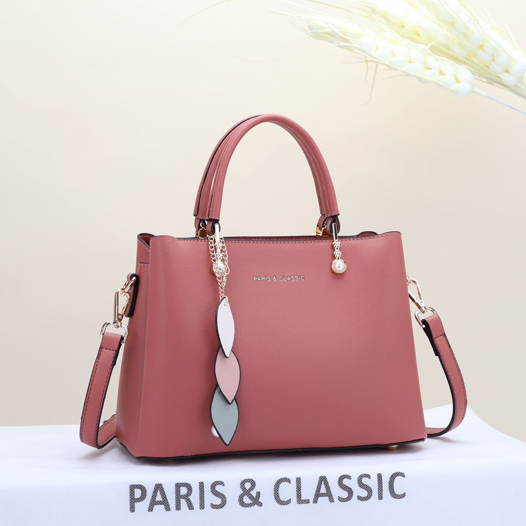 Paris Classic Tas Wanita Import Branded Original Terbaru Handbag Selempang Wanita Top Handle Bag Tas Fashion Wanita Import [PC 2040]