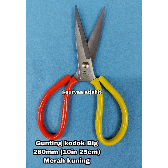 Gunting kodok Big 260mm Merah kuning F-Strong =rp.29.000/1pcs