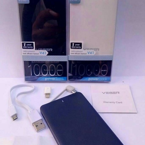 Powerbank VEGER 10000mAh v41 Original  / powerbank veger slim 10000mah