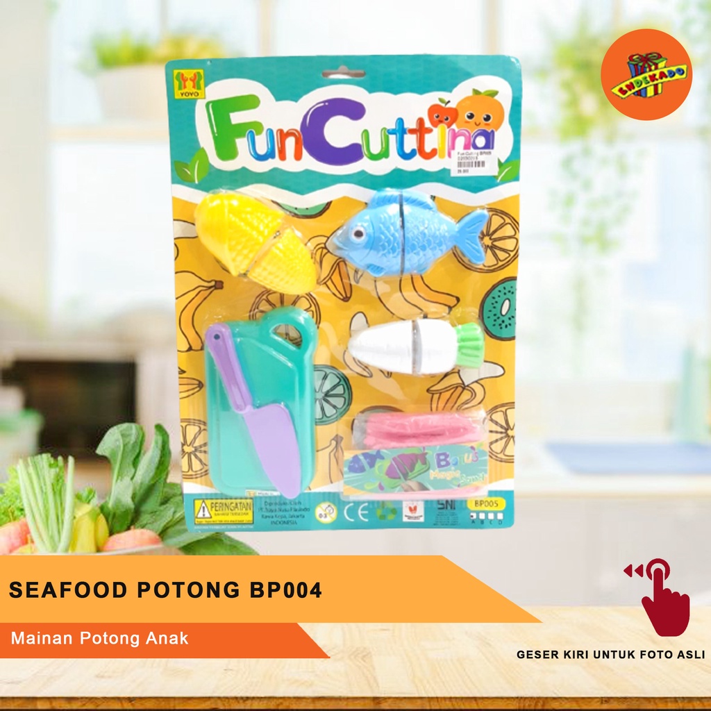 Mainan My Little Chef Seafood Potong BP004