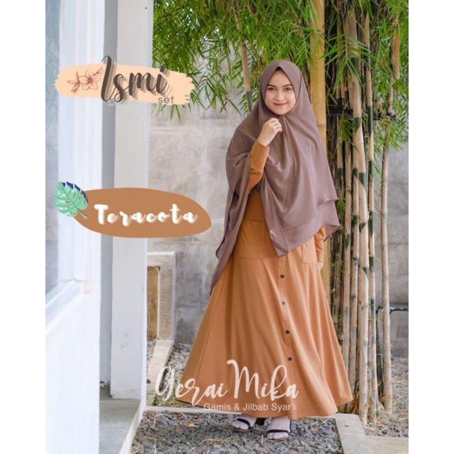 GAMIS AJA DRESS FULL KANCING ISMI GAMIS KNIT BY GERAI MIKA