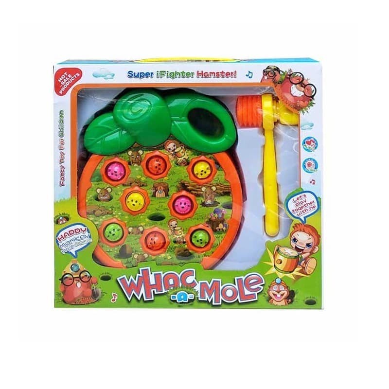 Happy Monkey Whack A Mole 8822 - mainan pukul tikus - mainan edukasi