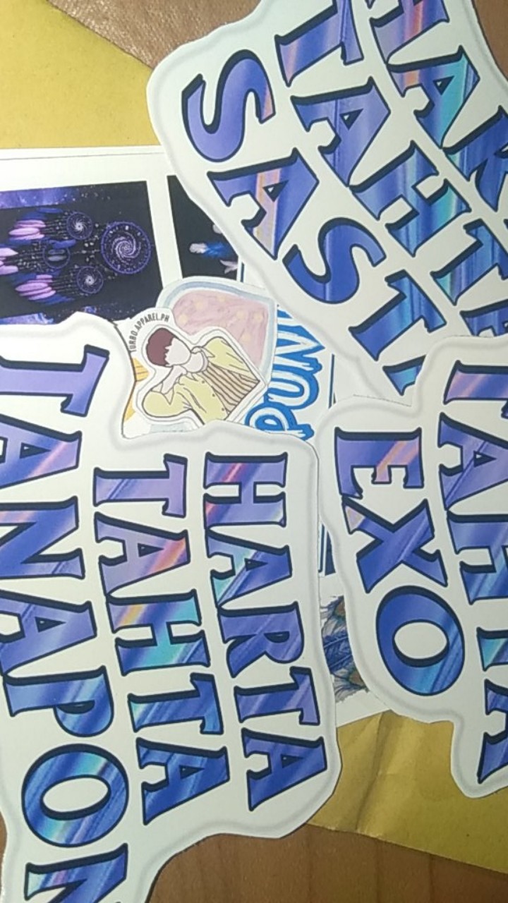 Stiker Harta Tahta Siapa(bisa Custom Bebas Tulisan Apa Saja)