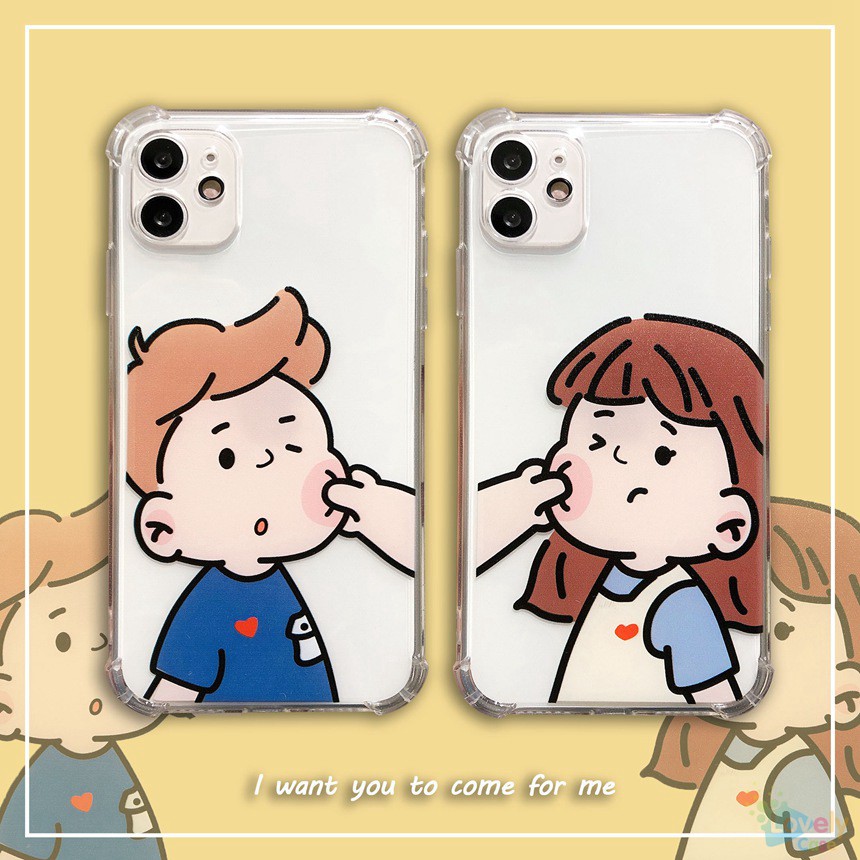 GSC 01 CASE CUSTOM ANTI CRACK COUPLE UNTUK REALME C11 C12/C15 C21/C21Y C25 XT X2 PRO REALME 5/5i REA