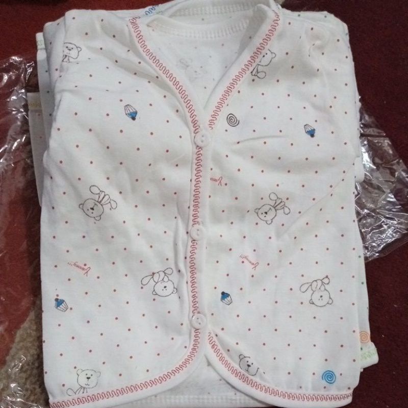 3PC Baju Bayi SNI Newborn Lengan Pendek Meyga