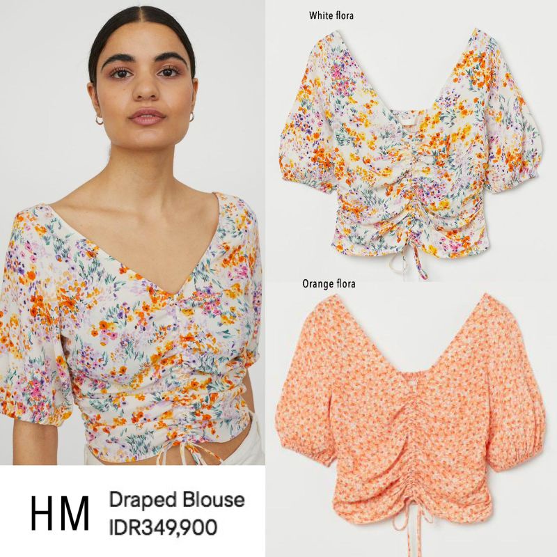 Hm puff blouse/baca keterangan/ada dua variasi