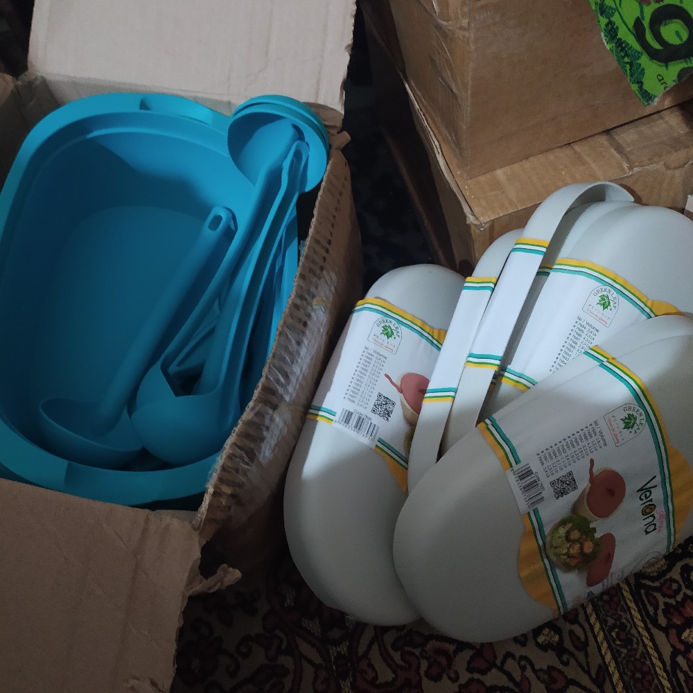 Verona Set Of 7 Pcs Bahan Plastik Bpa Free Original