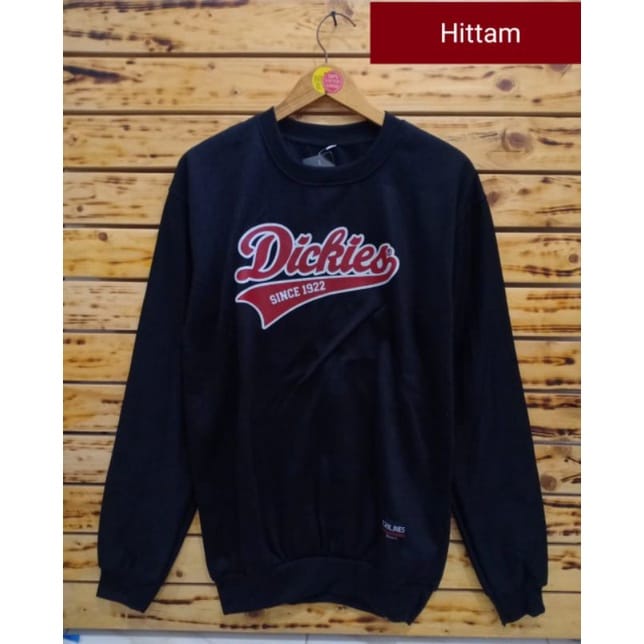 Sweater Hoodie Crewneck Dickies Original Distro Untuk Pria Dan Wanita Bahan Tebal