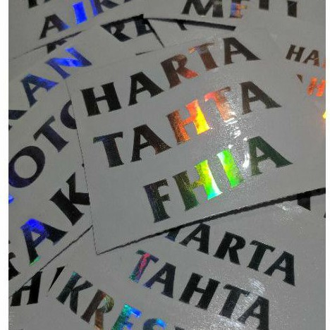 

CUSTOM STIKER HARTA TAHTA / AJARIN DONG BANG JAGO / STICKER ASSC / BISA CUSTOM KATA (COD)